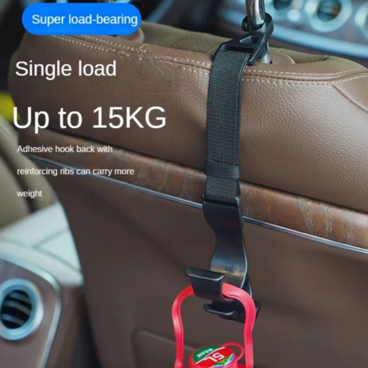 Universal Car Seat Back Hooks Trunk Storage Hangers Umbrella Holders Multifunctional Car Accessorie 2