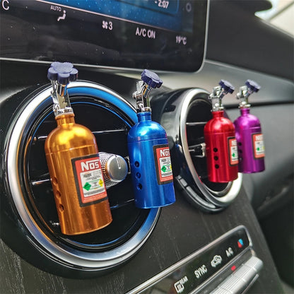NOS Nitrogen Bottle Car Air Freshener, Hot Sale Auto Aroma Outlet Perfume, Aromatherapy Fragrance Accessory