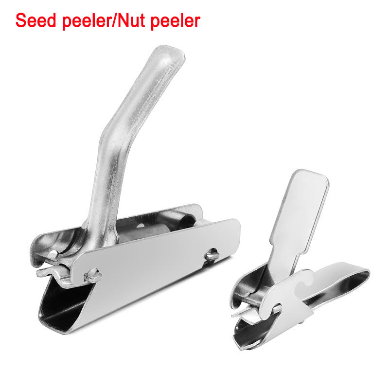 Peanut Opener, Stainless Steel Melon Seeds Peeler, Nutcracker Shell Clamp Machine, Home Kitchen Tool Accessories