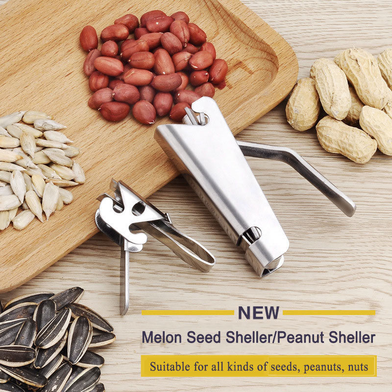 Peanut Opener Stainless Steel Melon Seeds Peeler Nutcracker Shell Clamp Machine Home Kitchen Tool A 2