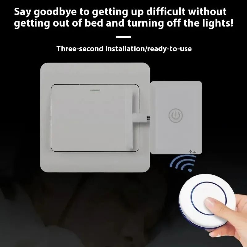 Wireless Smart Light Switch Controller USB Rechargeable Remote Button Pusher 2