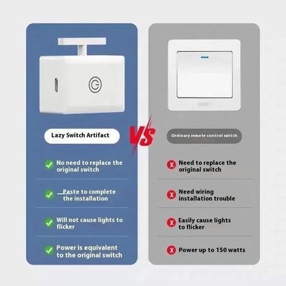 Wireless Smart Light Switch Controller USB Rechargeable Remote Button Pusher 4