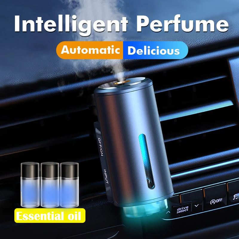 Car Interior Electric Air Freshener, Aroma Diffuser, Vent Mist Humidifier, Removes Odors