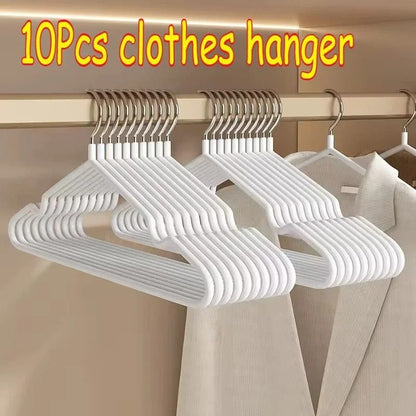 Non Slip Metal Suit And Coat Hangers Heavy Duty Clothes Organizer With Round Notches 11
