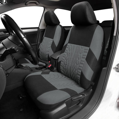 Universal Car Seat Covers, Full Set Front Split Rear, SUV Sedan Van, Cloth Automotive Interior Covers