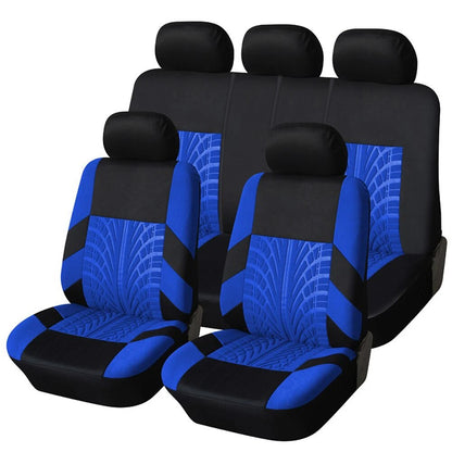 Universal Car Seat Covers Full Set Front Split Rear SUV Sedan Van Cloth Automotive Interior Covers 8