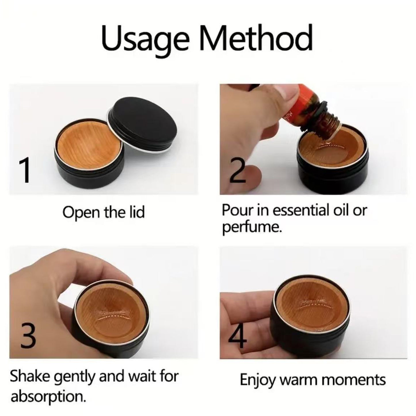 Natural Solid Wood Aroma Diffuser Long Lasting Fragrance Accessories Ideal For Home Bathroom Living 4
