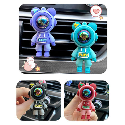 Cartoon Astronaut Air Freshener Car Perfume Clip Air Outlet Aromatherapy Car Interior Decoration 3