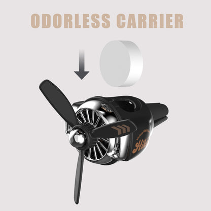 Car Air Freshener Accessories DIY Odorless Perfume Pilot Bear Decoration Plane Aroma Vent Clip Frag 3