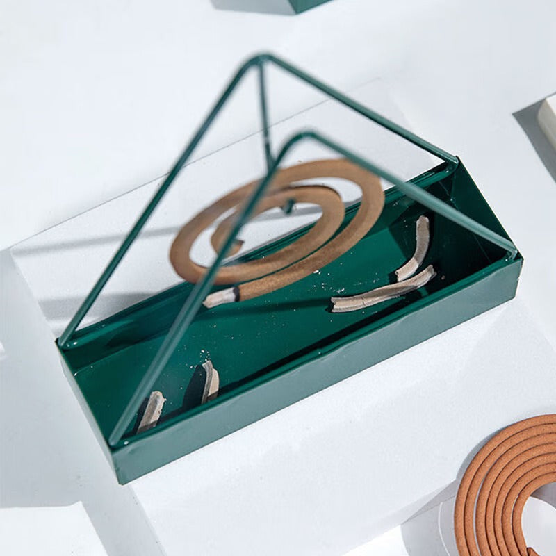Modern Iron Incense Holder Coil Incense Burner Frame Mosquito Repellent Rack For Home Bedroom Patio 2