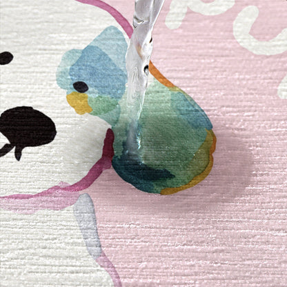 Adorable Cartoon Dog Bath Mat, Super Soft Memory Foam, Instant Water Absorption, Quick Dry Anti-Slip Bathroom Rug