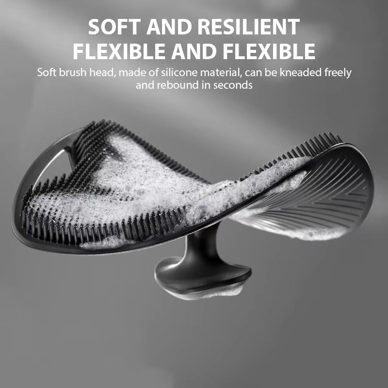 Silicone Exfoliating Bath Brush  Body Scrubber  Gentle Massage  Deep Clean 2