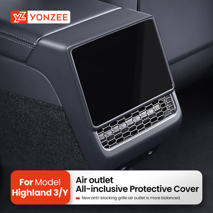 Rear Center Console Air Vent Cover For Highland Juniper Car Dust Vent Outlet Cover Interior Styling