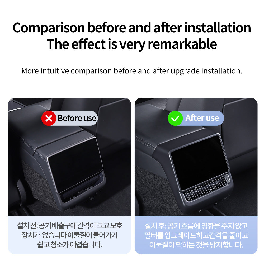 Rear Center Console Air Vent Cover For Highland Juniper Car Dust Vent Outlet Cover Interior Styling