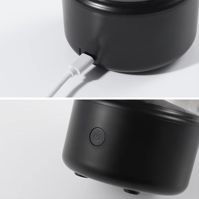 120 ML Candlelight Aroma Diffuser  CoolMist Humidifier  USB Rechargeable Home Night Light For Relax 5