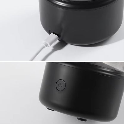 120 ML Candlelight Aroma Diffuser  CoolMist Humidifier  USB Rechargeable Home Night Light For Relax 5