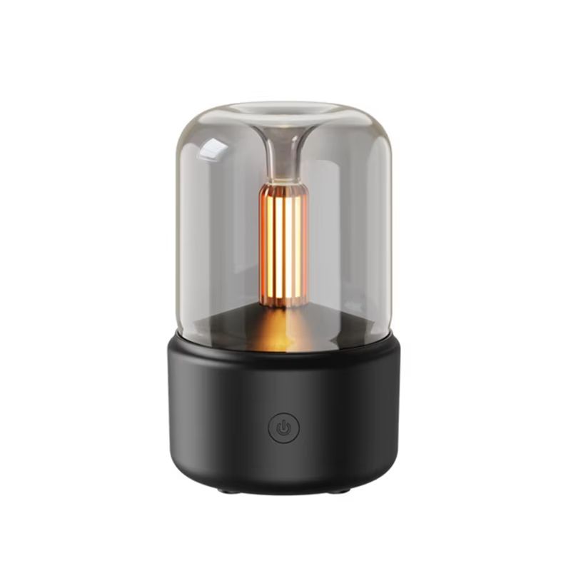 120 ML Candlelight Aroma Diffuser  CoolMist Humidifier  USB Rechargeable Home Night Light For Relax 7