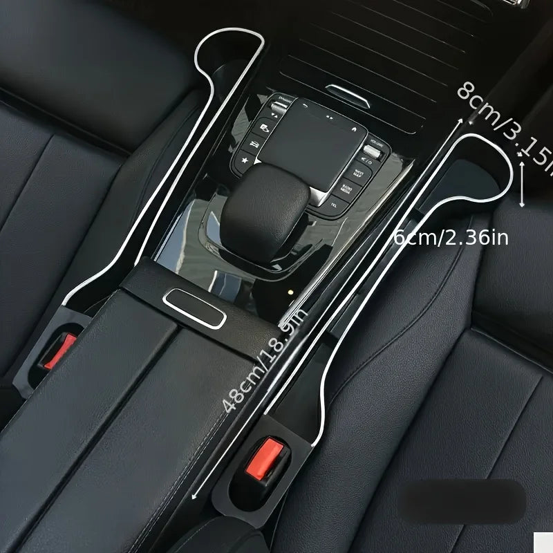 Multifunctional Car Seat Organizer, Cup Holder Box for Front and Rear Seats, Interior Storage