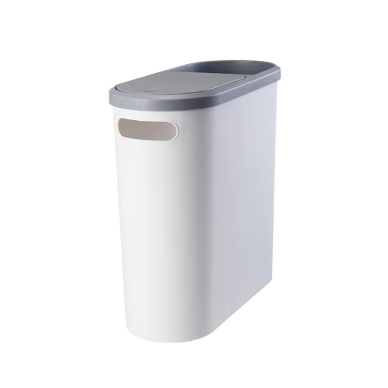 LargeCapacity PressLid Trash Bin With Lid  Household Gap Bin For Bathroom Kitchen  Living Room 6