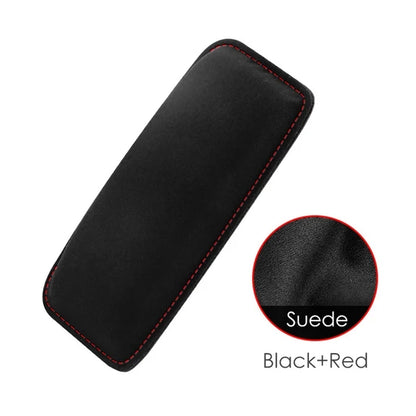 Car Knee Pad Cushion Suede Memory Foam Pillow Comfortable Leg Rest Elastic Auto Headrest Car Access 7