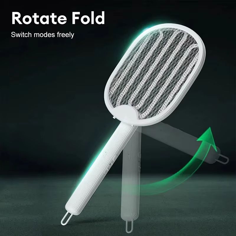 Foldable USB Rechargeable Mosquito Swatter  UV Light Bug Zapper 3