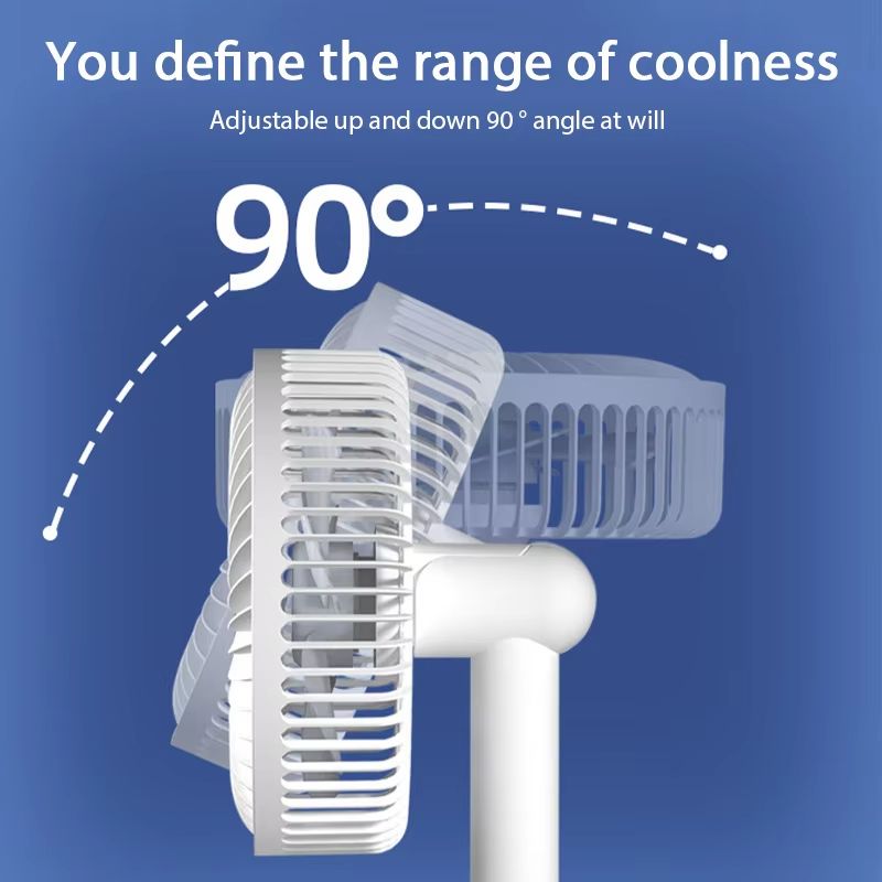 USB HighWind Portable Desktop Fan  Small Electric Table Fan For Home Dormitory  Office 3