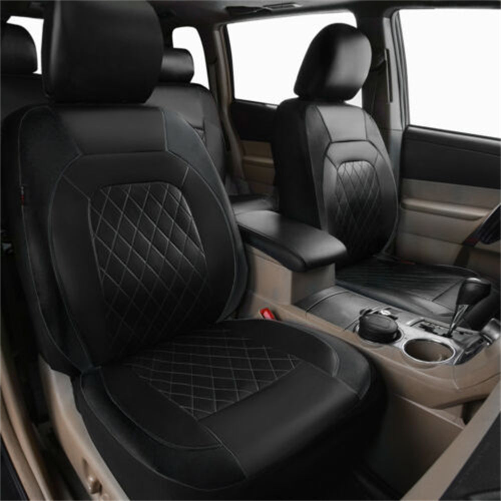 PU Leather Car Seat Cushion Universal Car Seat Set Fully Surrounded Protective Pad Anti Scratch Car 1