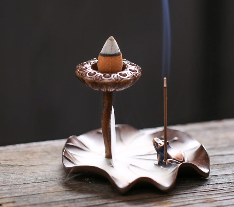 Natural Indian Cone Incense Rose Waterfall Reflux Tower Backflow Burner Fragrance For Home Tea Room 3
