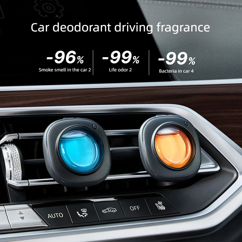 Auto Air Outlet Fragrance Clip Car Essential Oil Diffuser Aromatherapy Perfume Odor Eliminator For  2