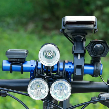 MTB Handlebar Extension, Bicycle Headlight Bracket, Road Bike Extender, Mountain Handlebar Rack Parts