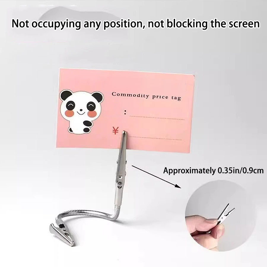 Double Headed Metal Clip, Crocodile Mosquito Coil Clip, Bendable Advertising Label Clip, Clip for Aromatic Metal Clip