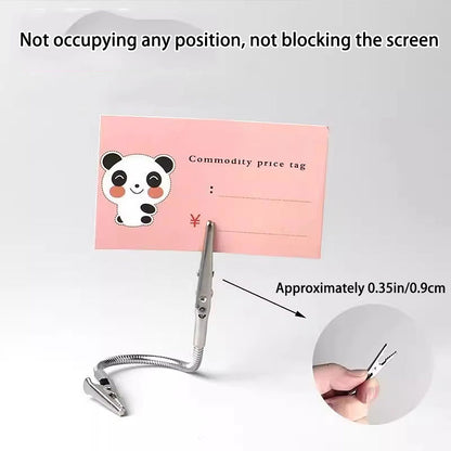 Double Headed Metal Clip, Crocodile Mosquito Coil Clip, Bendable Advertising Label Clip, Clip for Aromatic Metal Clip