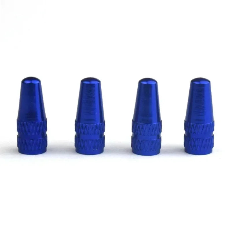Durable Aluminum Alloy FV Presta Valve Covers, Bike Tire Caps for Road MTB Track Racing Cycling Accessories
