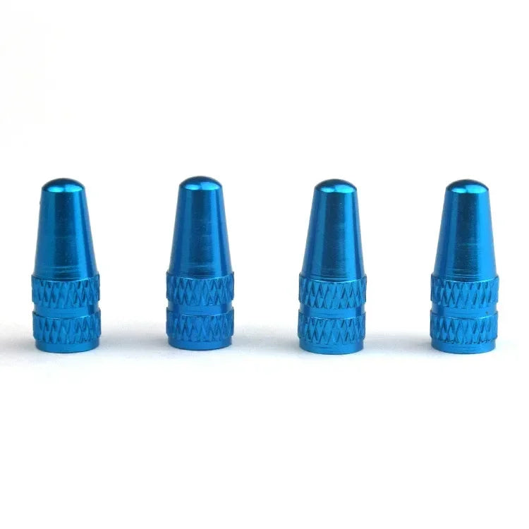 Durable Aluminum Alloy FV Presta Valve Covers, Bike Tire Caps for Road MTB Track Racing Cycling Accessories