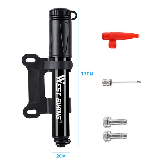 Aluminum Alloy Mini Bike Pump Bicycle Hand Air Pump For MTB And Road Cycling Tire Inflator 4