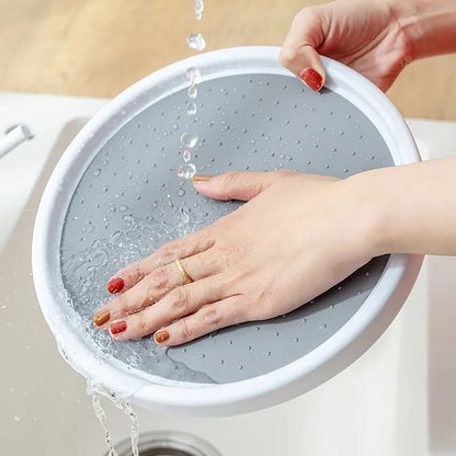 360 Degree Rotatable Kitchen Condiment Organizer Round Non Slip Spice Storage Tray 2