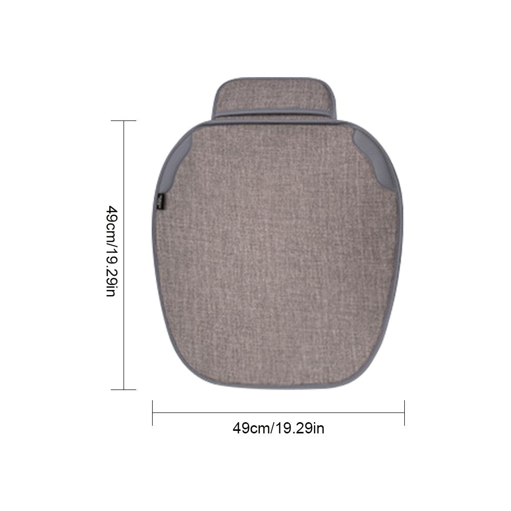 Universal Car Seat Cover Breathable Flax Cushion Four Seasons Auto Chair Protector For Car Interior 5