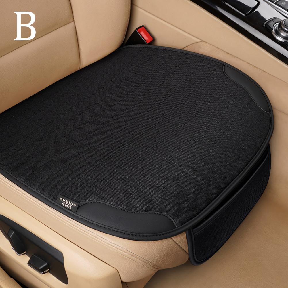 Universal Car Seat Cover Breathable Flax Cushion Four Seasons Auto Chair Protector For Car Interior 4