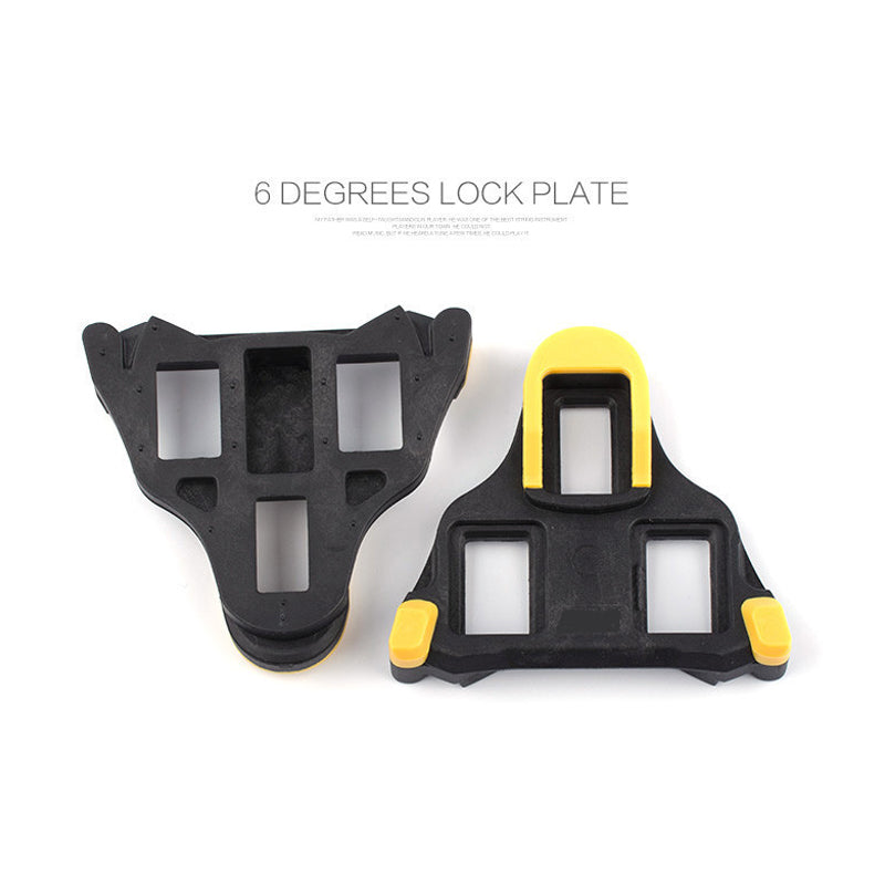 Lightweight Cycling Pedals Cleat Set Self Locking Bike Cleats Platform Bearings Pedals For Road And 3