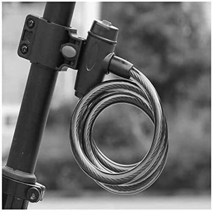 Portable Bike Chain Lock Anti Theft Metal Steel Safety Lock With Keys Motorcycle And Bicycle Securi 4