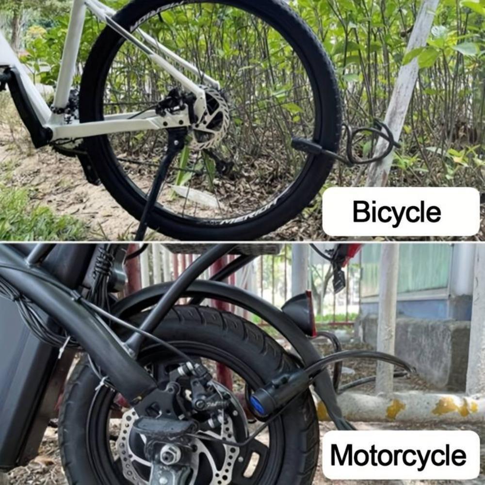 Portable Bike Chain Lock Anti Theft Metal Steel Safety Lock With Keys Motorcycle And Bicycle Securi 5