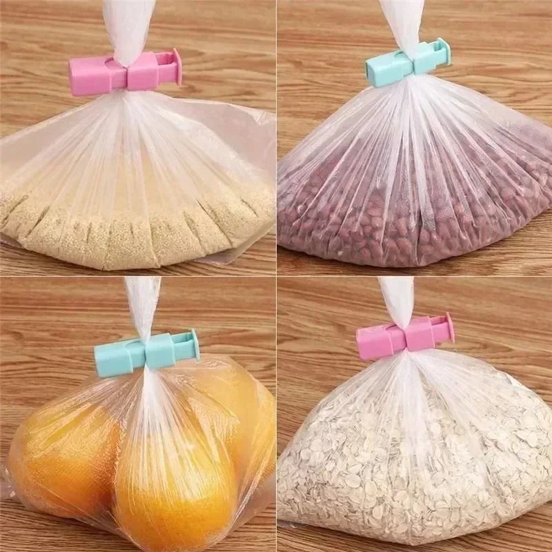 12 PCS Reusable Bread Bag Clips For Food Storage And Snack Sealing 2