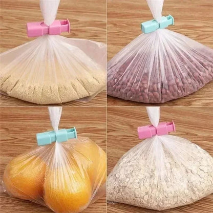 12 PCS Reusable Bread Bag Clips For Food Storage And Snack Sealing 2
