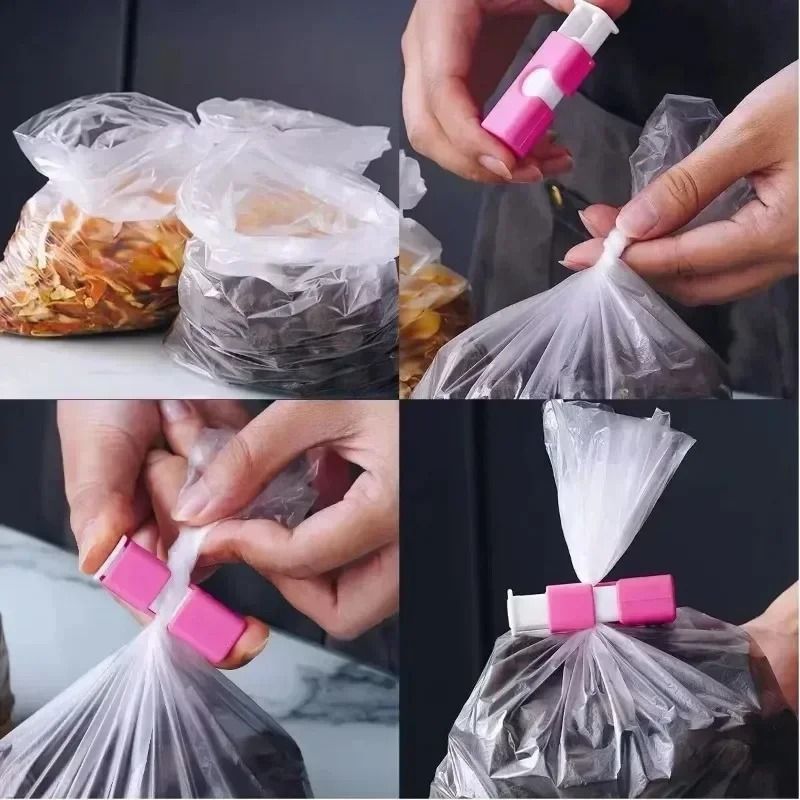 12 PCS Reusable Bread Bag Clips For Food Storage And Snack Sealing 3