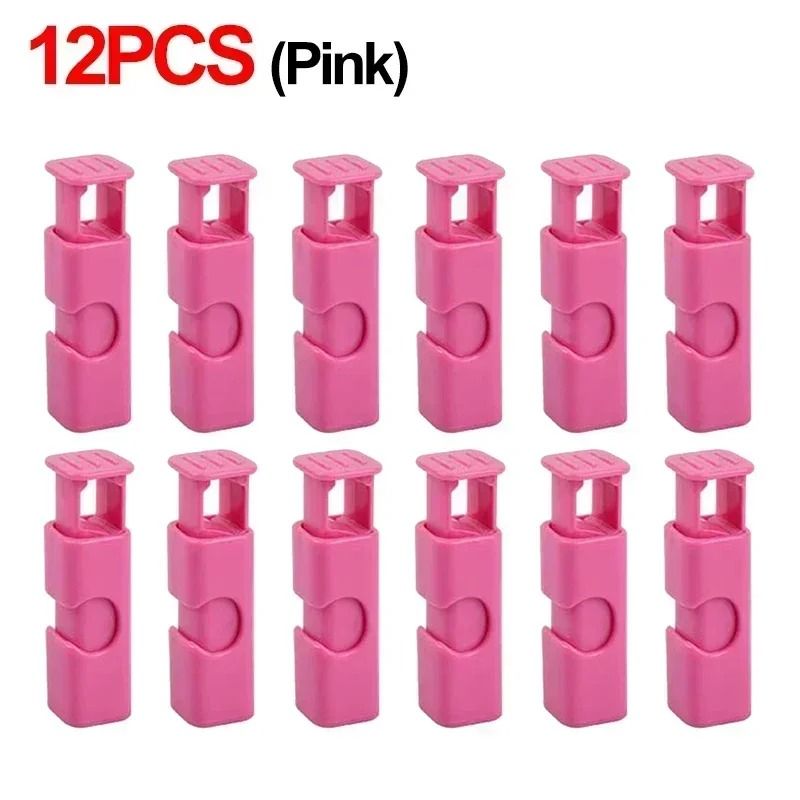12 PCS Reusable Bread Bag Clips For Food Storage And Snack Sealing 8
