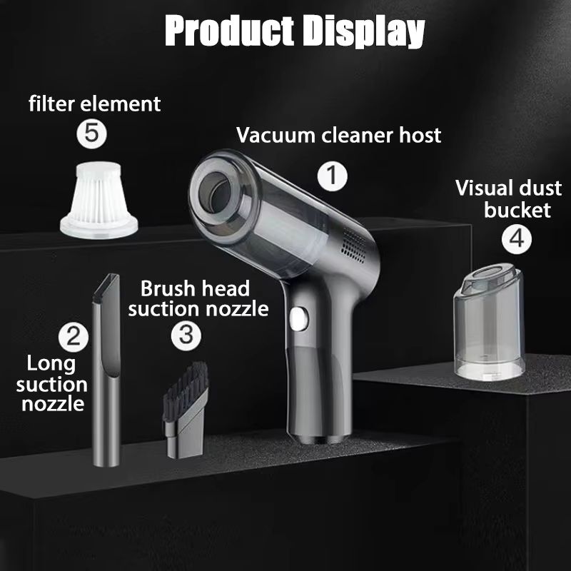 15000 Pa Wireless Handheld Vacuum Cleaner  Portable StrongSuction Car  Home Dust Blower 6