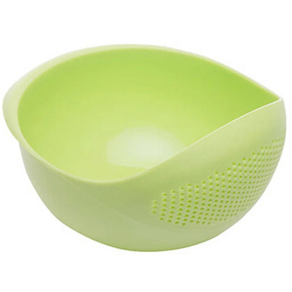 Colander Rice Bowl And Drain Basket With Handle For Washing Fruits Vegetables And Grains 8