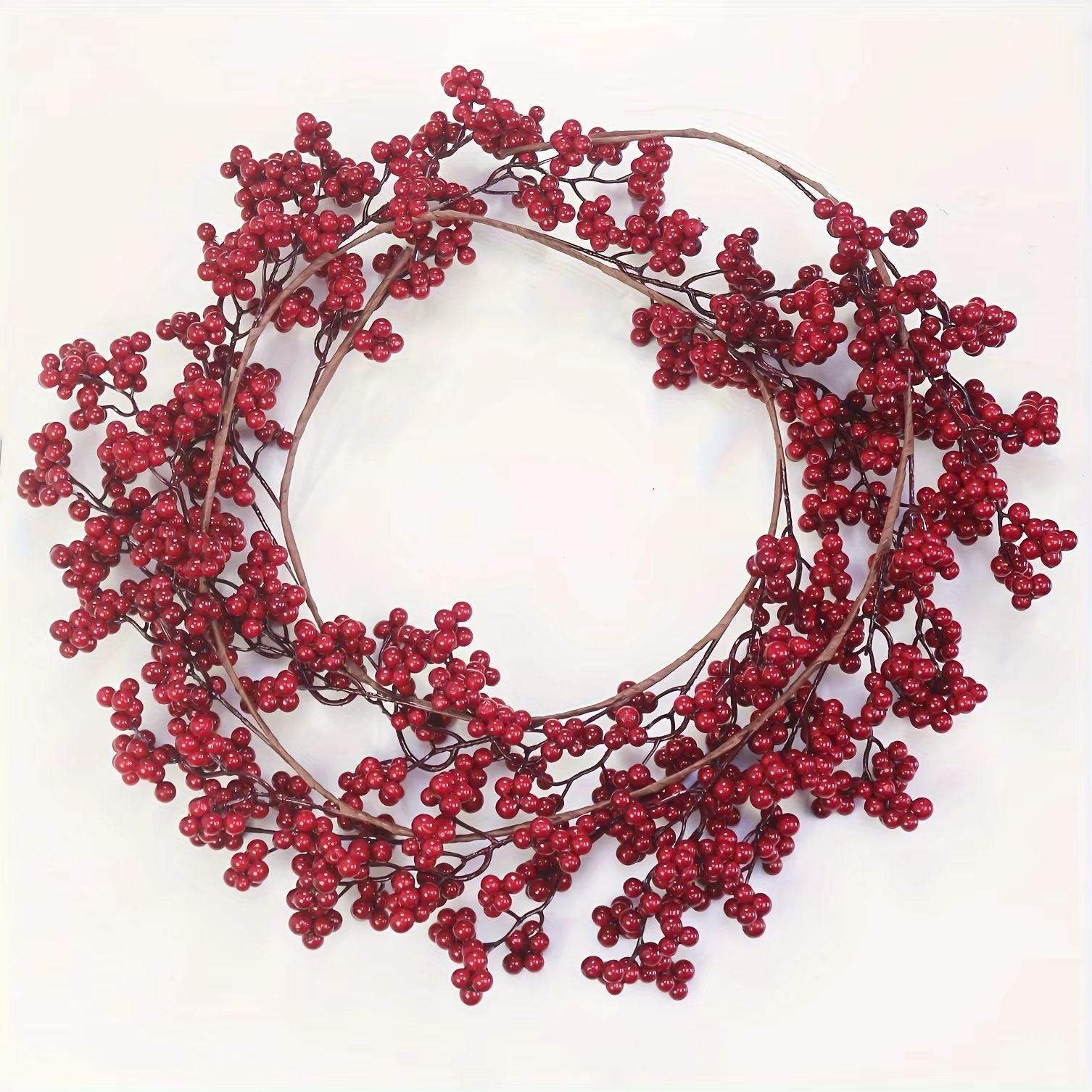 Elegant 190 Cm Artificial Cranberry Vine Garland  Festive Table  Party Decor 4