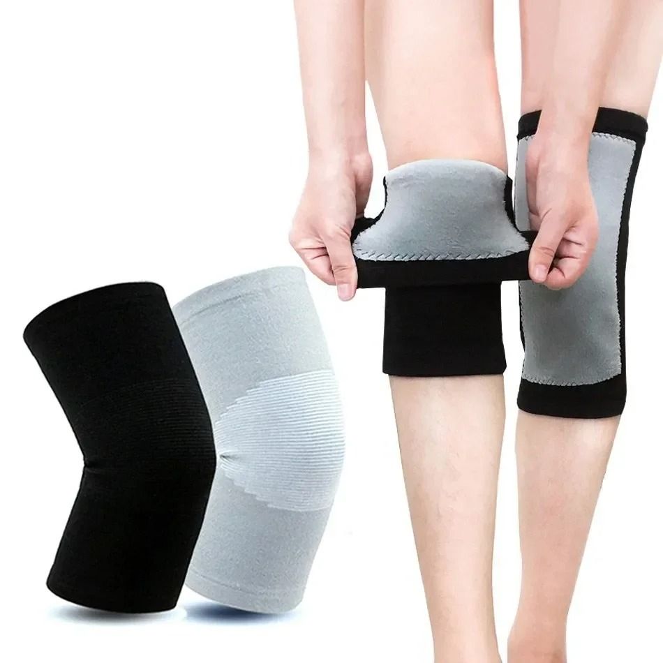 Winter Warm Bamboo Charcoal Knee Pads Support Brace for Men and Women