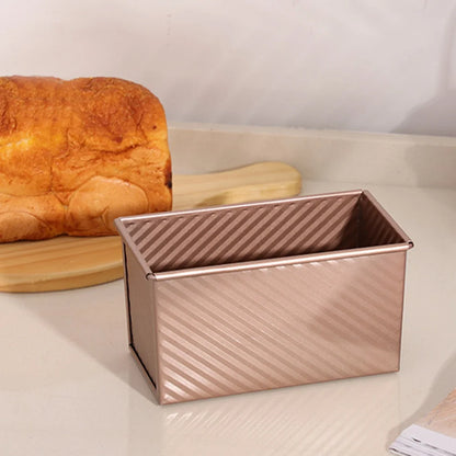 Loaf Pan with Lid, Non Stick Bake ware for Baking Bread, Carbon Steel Corrugated Toast Mold with Cover